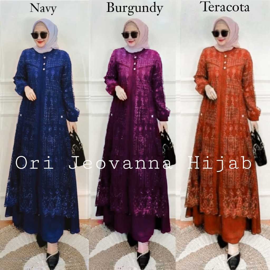 Gamiss Juba Lengan Panjang Simpel Elegan Baju Muslim Gamis Lebaran Games Ibu Ibu Cewek Cantik Gmis P