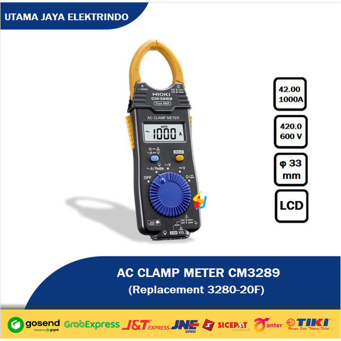 Jual Ac Clamp Meter Hioki Cm3289 Replacement Cm3280-20F