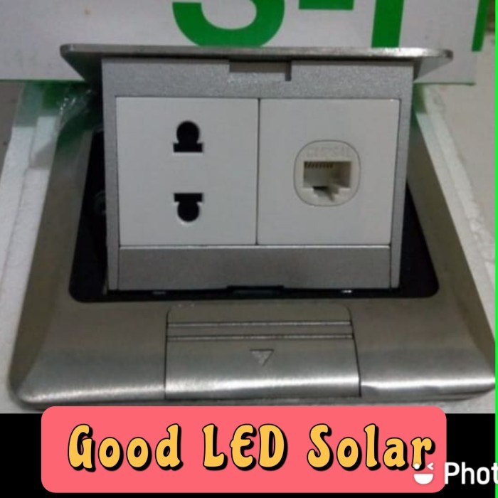 Jual Stop Kontak Lantai Scheneider Stop Kontak 2Pin + Data Cat 6 Schneider