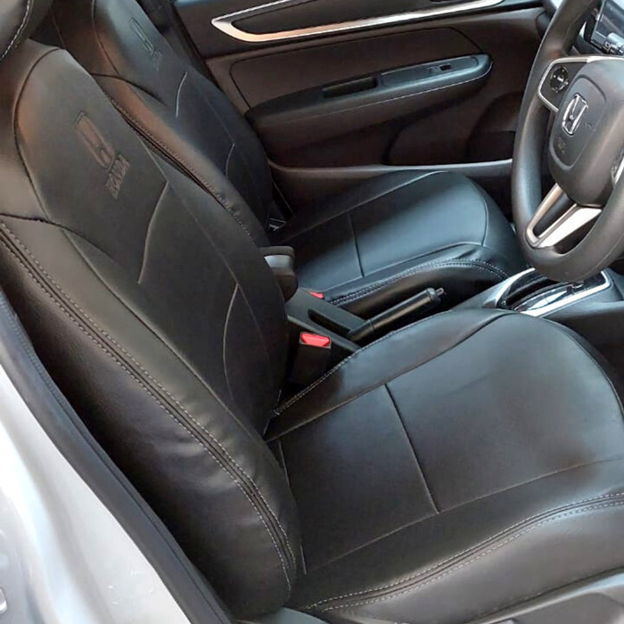 Sarung jok semi Double Stick Kombinasi Bintik Vios