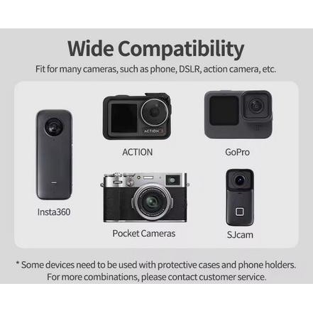 

Sunnylife Triple Suction Cup Camera Mount Car Window Holder Gopro Insta360 Dji Action Dslr Terlaris
