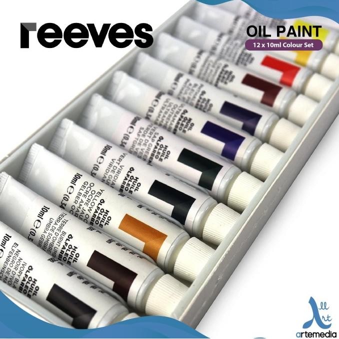 

Cat Minyak Reeves Oil Paint Color Tube Set Original Dan Terlaris