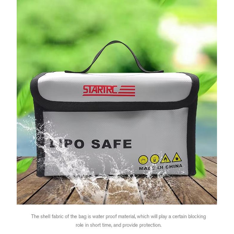 

Startrc Large Fireproof Lipo Battery Safety Bag Drones Battery Dji Terlaris