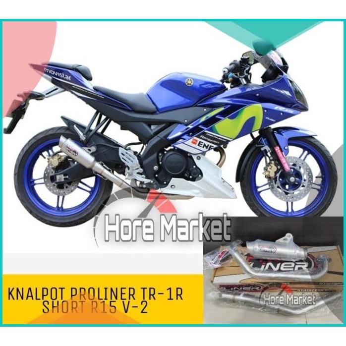 KNALPOT PROLINER R15 V2 OLD XABRE FULL SYSTEM ORIGINAL 100% 07D35Z4 se