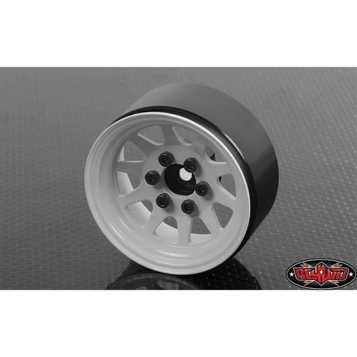 Rc4Wd Oem Stamped Steel 1.9" Beadlock Wheels (White)