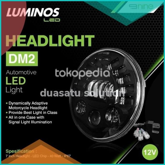 LED DAYMAKER LUMINOS 5.75INCH DAYMAKER CUSTOM HARLEY 7INCH UNIVERSAL 0