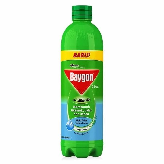 Baygon Liquid Spray Cair Tanpa Aroma Refill - 400 ml (Harga Karton)