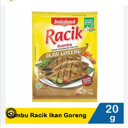 

Bumbu Indofood Racik Ikan Goreng Original 100%