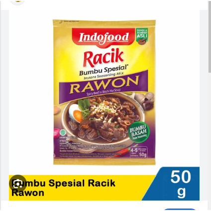 Bumbu Indofood Racik Rawon Original 100%