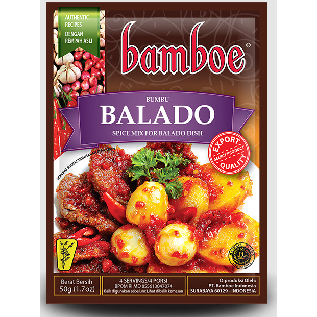 

Bumbu Bamboe Export Balado Original 100%