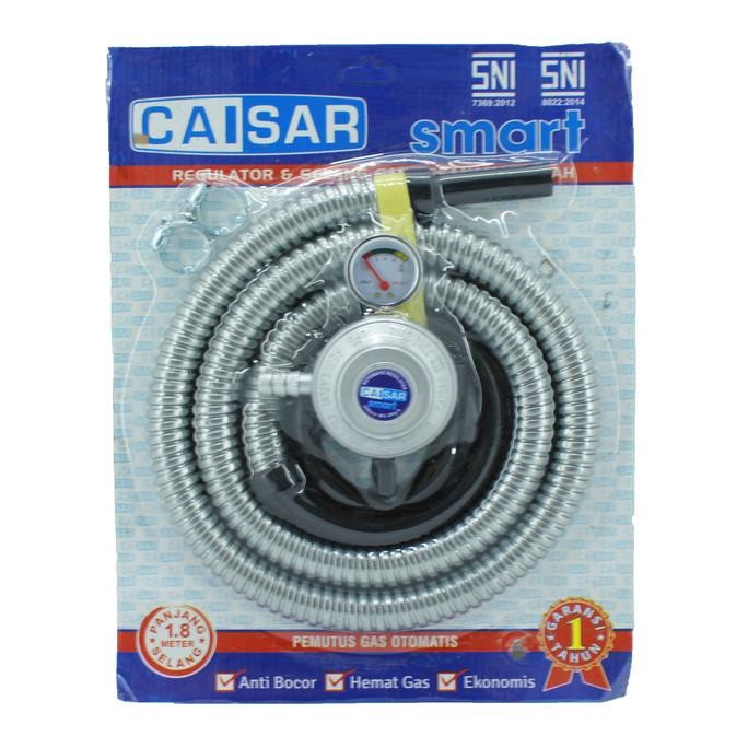 Selang dan Regulator Otomatis Gas Tekanan Rendah 1 Set Caisar