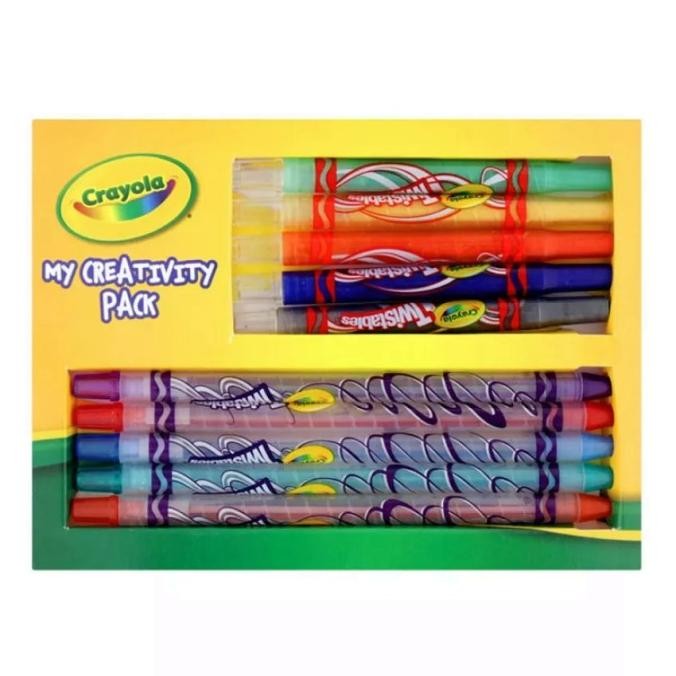 

Crayola My Creativity Pack Set 10pcs Twistables Crayons Assorted Color