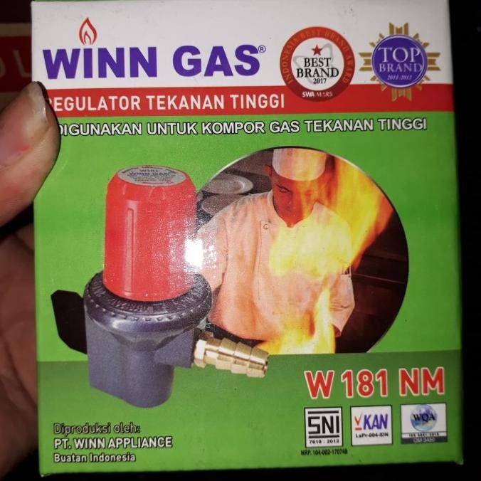 REGULATOR PUTAR WIN GAS/REGULATOR KOMPOR GAS WINN GAS PUTAR/W 181 MURA