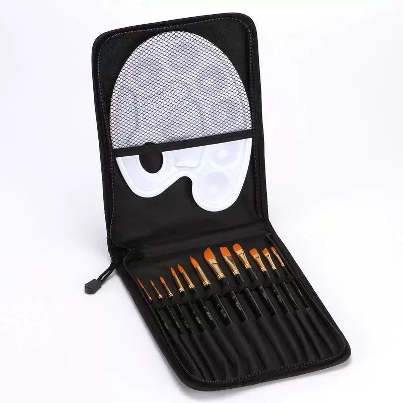 

Set Kuas Lukis Palet Jumbo 12 Pcs Free Dompet Kuas