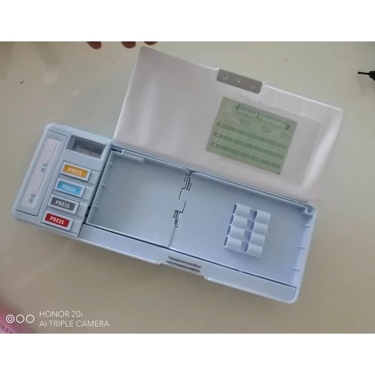 

Ga24 Multifunction Pencil Box Kotak Pensil Multiguna Double Layer 2 Tingkat Terlaris!