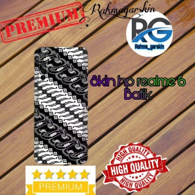 

Wrap* Realme 6 Wrap Skin Stiker Garksin CUSTOM Gratis (2pcs)