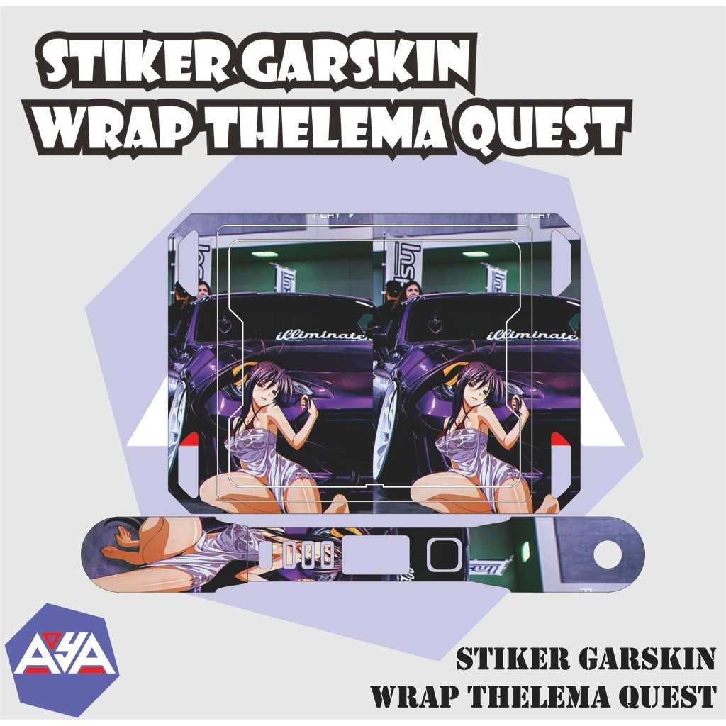 

Wrap* Thelema Quest Waifu 3 Request Wrap Wrap Skin Stiker Garksin CUSTOM Gratis (2pcs)