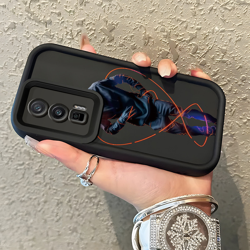 Casing Hp Untuk Xiaomi POCO F5 Case Casing Topi Softcase HP Kesing silikon kacamata hitam Cesing Kas