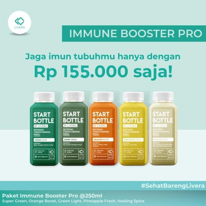 

Livera Immune Booster Pro - Jus Sehat By (Isi 5 Pcs) Original Dan Terpercaya