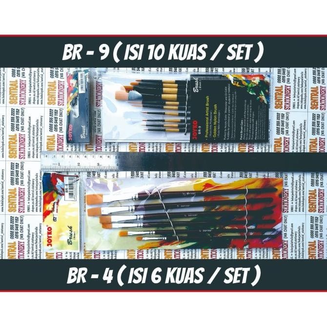

Sale Kuas Lukis Gambar Profesional Artist Make Up Brush Br 9 Set Isi 10