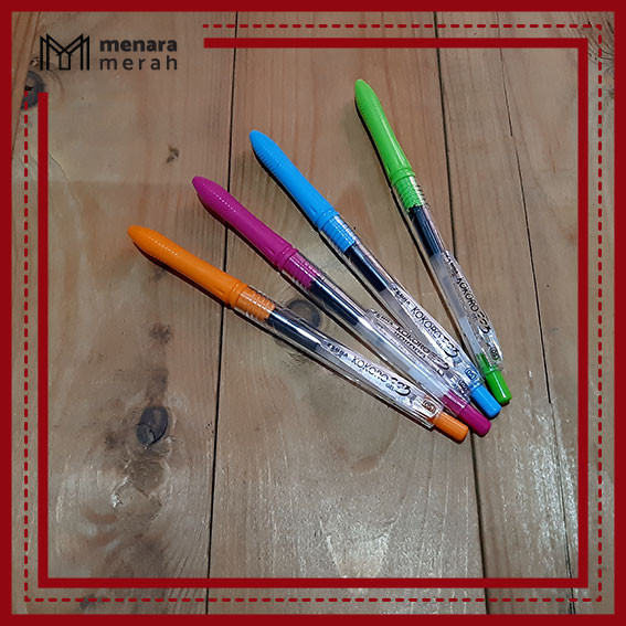 

Zebra - Pulpen gel hitam Kokoro 0.5