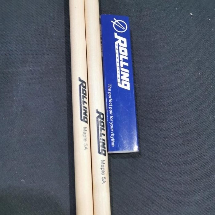 Maca - Rolling Stick Drum Maple Wood Tip (Import) (5A/7A/5B)