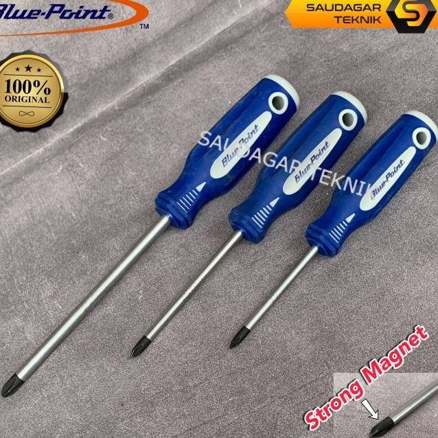 Blue Point Obeng Plu Magnet Gagang Aret Crewdriver Bluepoint