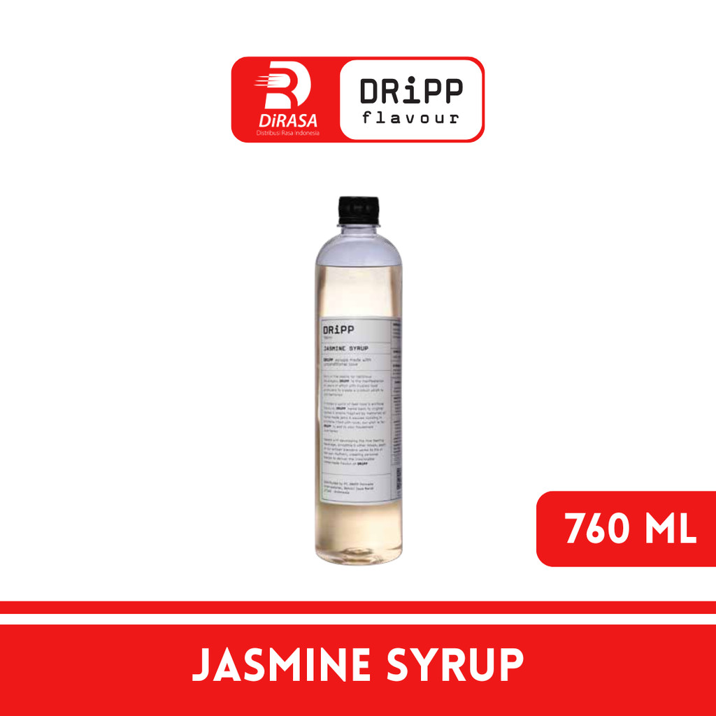 

DiRASA - DRiPP Jasmine Gourmet Syrup 760 ML Untuk Bisnis HORECA/Barista/Bartender/Mixologist