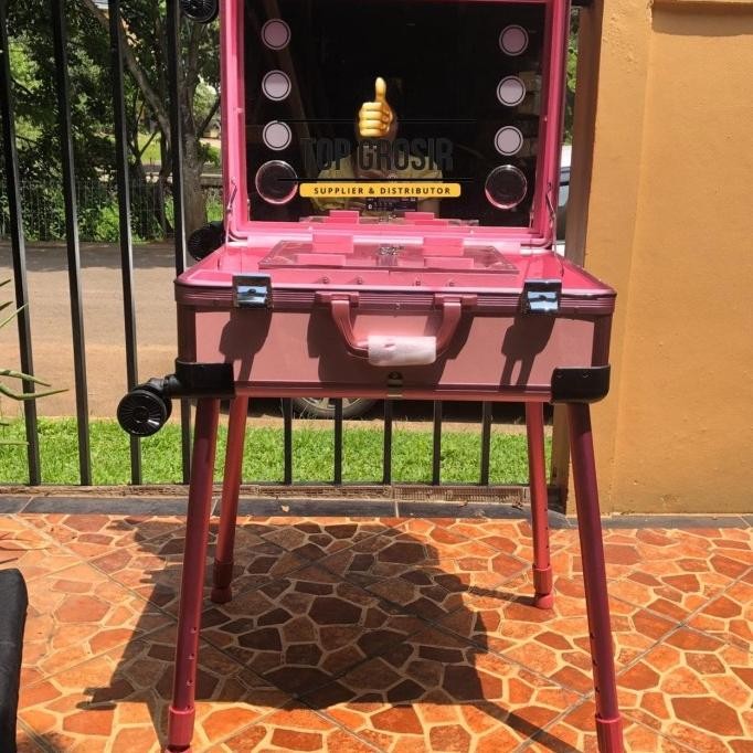 Beauty Case Tempat Makeup Koper Kotak Kosmetik LED Bluetooth Music GM
