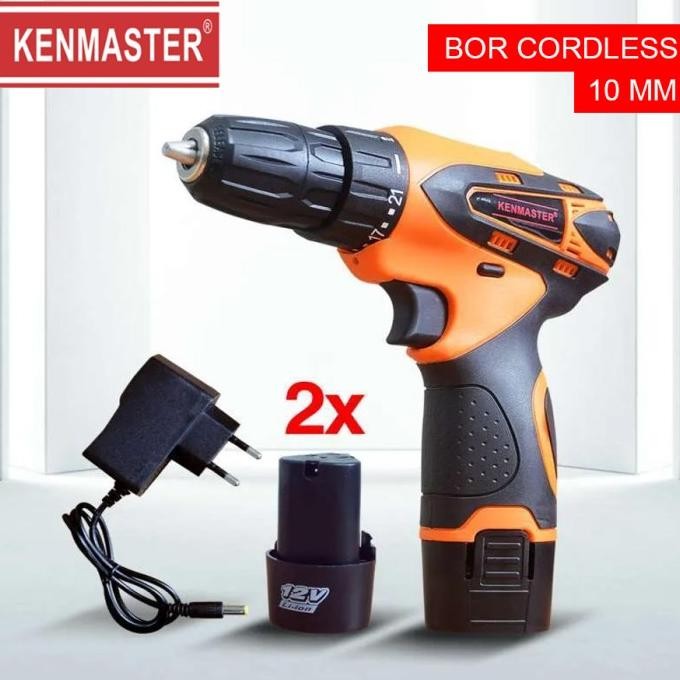 

Tersedia Kenmaster Bor Cordless Drill 10MM 12V KM-12/Bor Tanpa Kabel / Bor Baterai