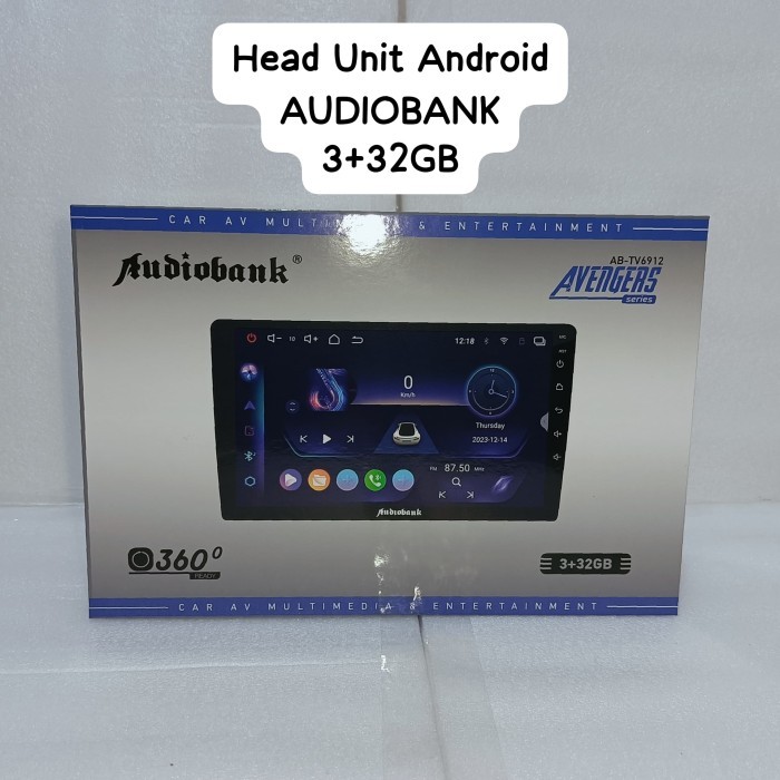Head Unit Android Audiobank 9inch - ram 3/32