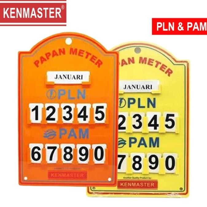

Tersedia Kenmaster Papan Meter PLN & PAM