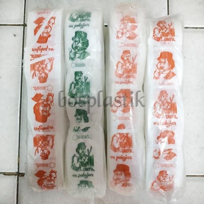 Terlaris Plastik Unyil Es Potong / Es Lilin 4.5 Cm 500 Mtr (Roll)