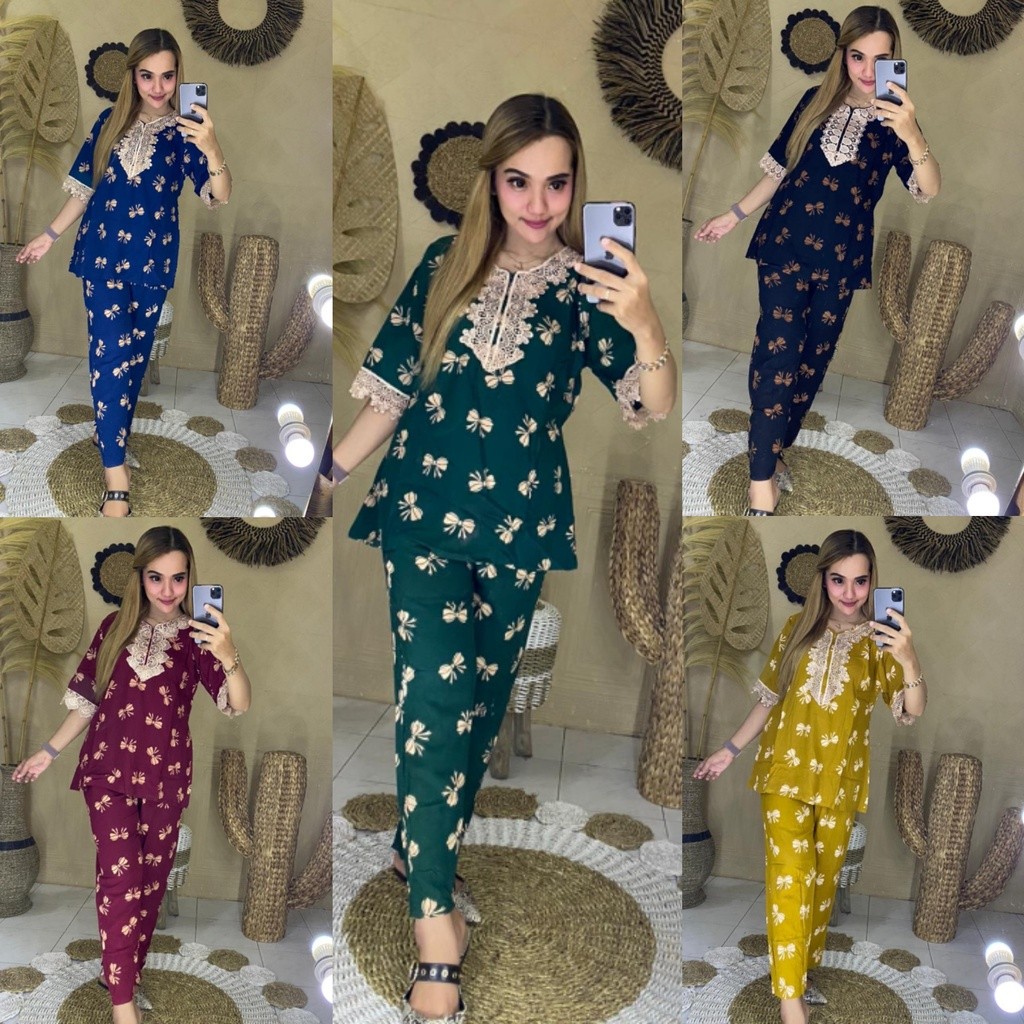 CUCI GUDANG  PROMO BAJU DASTER  Cp renda, stelan renda termurah, stelan renda terlaris, stelan