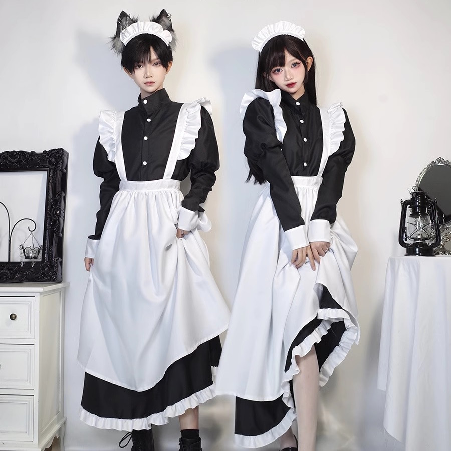 CUCI GUDANG  PROMO BAJU DASTER  COSTUME COSTUM ANIME MANGA BAJU MAID DRESS / MAID COSPLAY