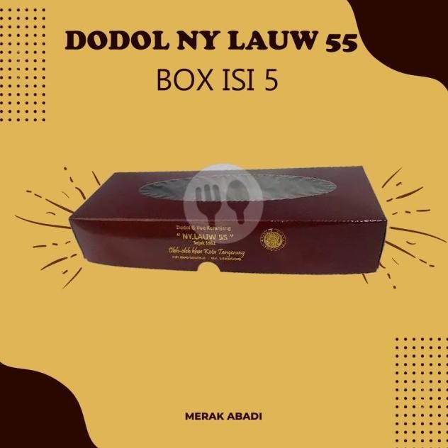 

Dodol Ny Lauw 55 Halal Tangerang Raa Wijen 1 G