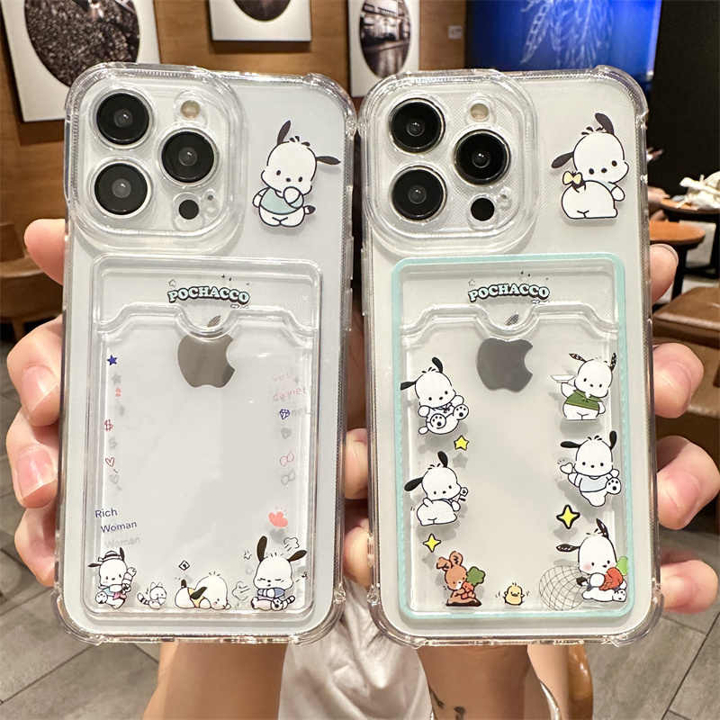 Lucu Kartun Anti Shock Tpukrayon Shin-Chan Card Holder Case Redmi Note 15 Pro 15C 13x A5 A3 Note 13 