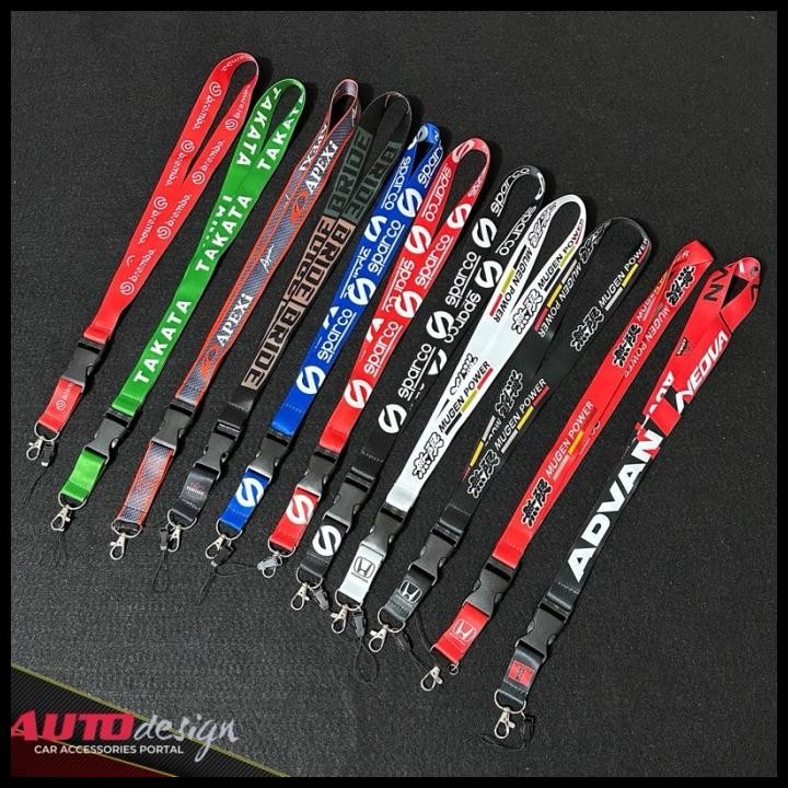 

Lanyard Jdm Racing Part Name Tag Tali Gantungan Hp Kunci Kartu Ganting Leher