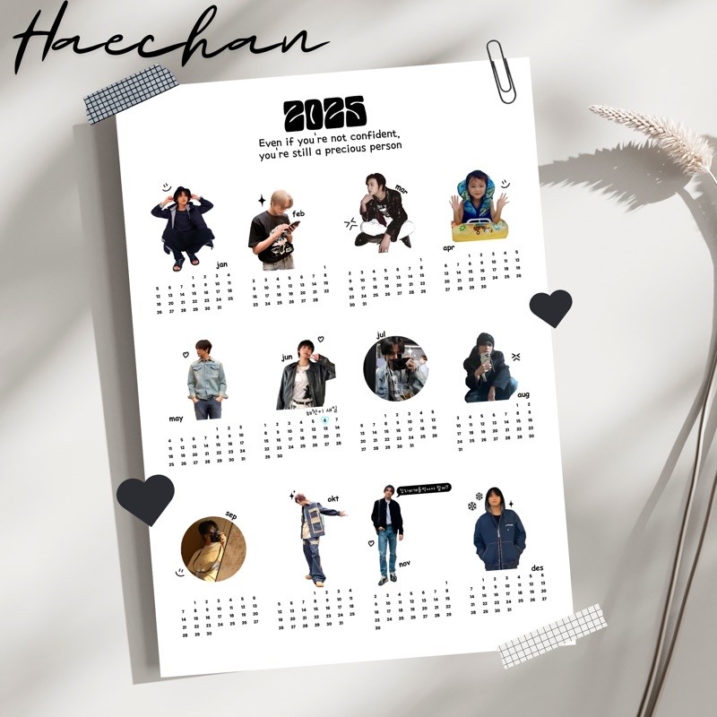 

2025 Kalender calendar Haechan