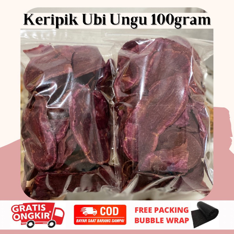 

KERIPIK UBI UNGU ORIGINAL 100GRAM | KERIPIK UBI SINGKONG