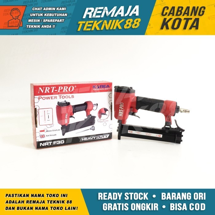 

NRT-PRO F 30 HD AIR NAIL GUN ALAT PAKU TEMBAK STAPLER STAPLES ANGIN