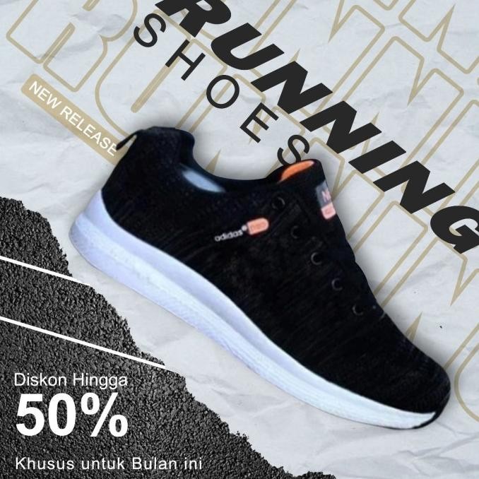 SEPATU SNEAKERS ADIDAS SPORT SHOES CASUAL PRIA BONUS KAOS KAKI