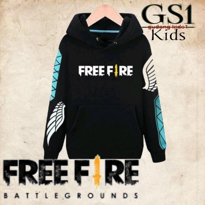 JAKET HOODIE ANAK GAMING FREE FIRE/ SWEATER ANAK GAMING FF/JAKET ANAK