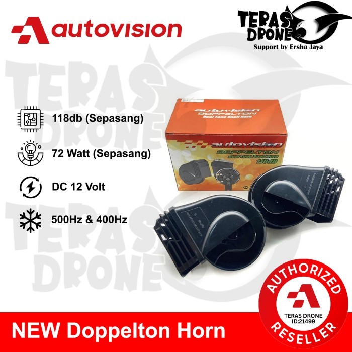 Klakson autovision doppelton