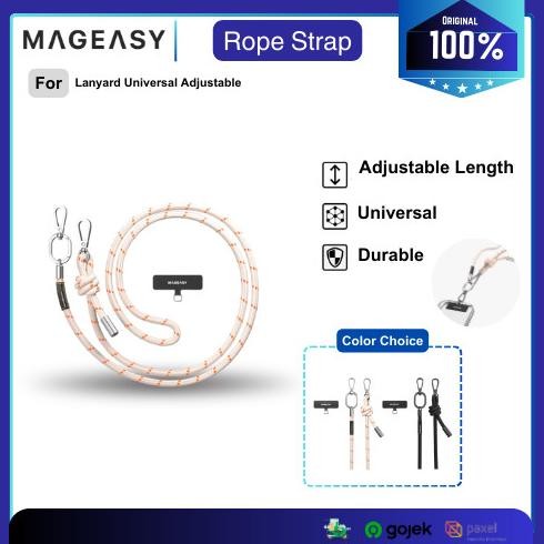 

SALE! STRAP MAGEASY ROPE STRAP CARD LANYARD UNIVERSAL ADJUSTABLE LENGTH
