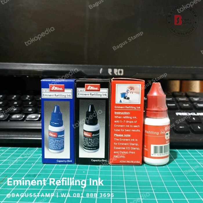 

Terlaris Tinta Stempel Sidik Jari Shiny / Tinta Shiny Eminent