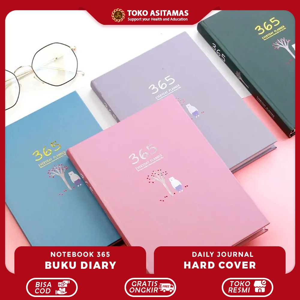 

Buku Jurnal Diary 365 Hari Notebook Planner 250 Halaman Daily Journal Hard Cover 128 Pages