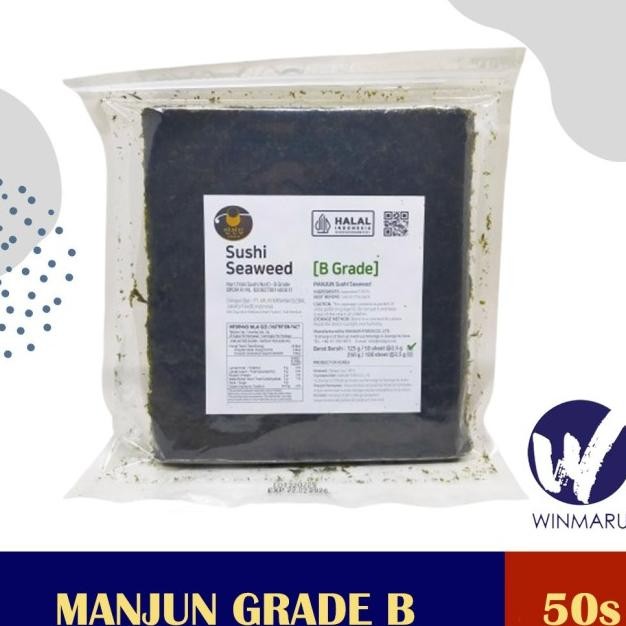 

Manjun Uhi N Grade B Eaweed Rumput Laut 50 Heetlembar