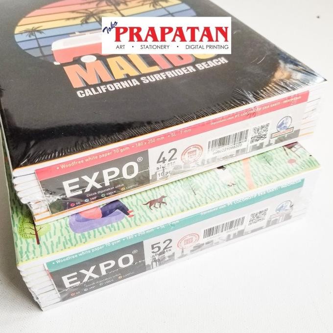 

BUKU TULIS SEKOLAH LOCOMOTIF EXPO 1 PAK ISI 10PCS