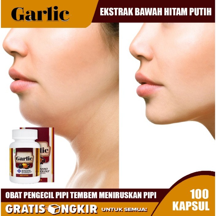 Ready Garlic Herbal Pengecil Pipi Tembem Meniruskan Pipi Penghilang Lemak di Pipi